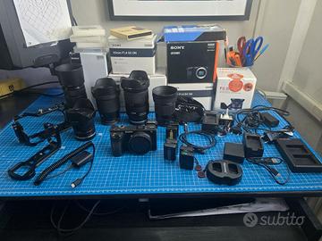Sony a6500 + obiettivi