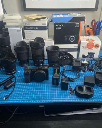 Sony a6500 + obiettivi