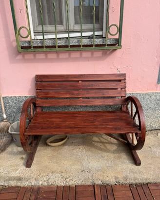 Panchina da esterno western