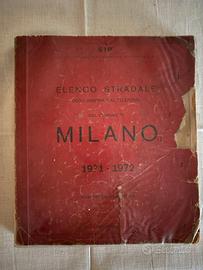 Elenco stradale Milano 1971