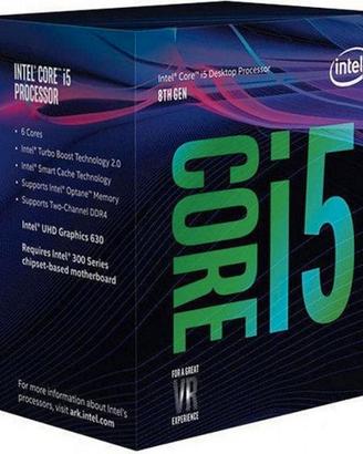 Intel Core i5-8600K 3.6 GHz 6-Core Processore