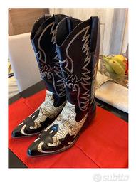Stivali Cowboy Pitonati nuovi