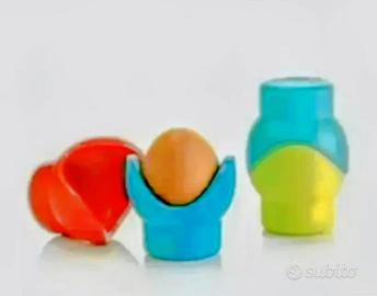 Tupperware cucina 4 Portauova colorati + Omaggio