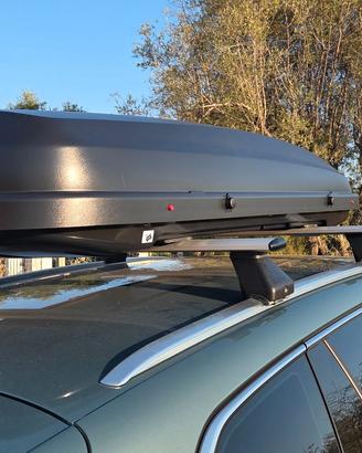 Box tetto Volkswagen/Kamei 340L nero opaco — pari