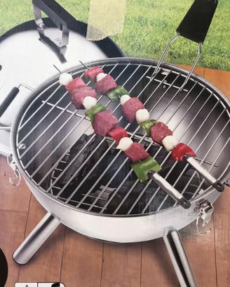 BARBECUE IN ACCIAIO INOX A CARBONELLA