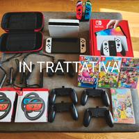 Nintendo Switch Oled + Accessori + 4 Giochi