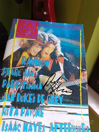 autografo Ritchie Blackmore deep purple/rainbow 