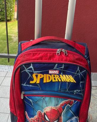 Zaino scuola trolley MARVEL (originale)spiderman