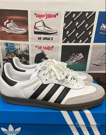 Adidas Samba OG Cloud White Core Black (Uomo)