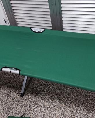 Letto da campeggio + materasso autogonfiabile 
