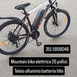 mountain bike elettrica alluminio paghi 3 rate
