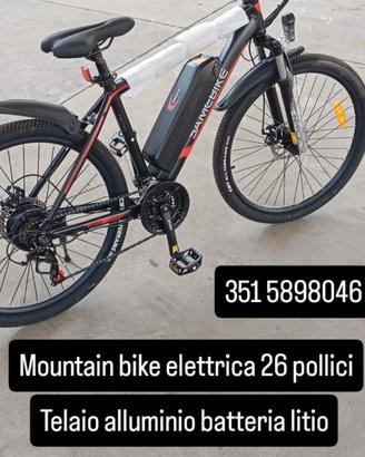 mountain bike elettrica alluminio paghi 3 rate