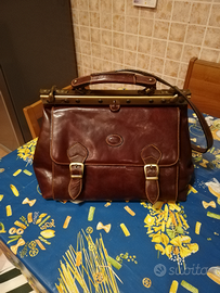 Borsa bauletto in vera pelle Robe di Firenze