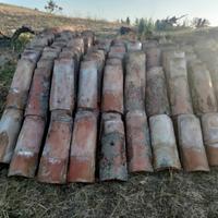 Tegole copertura tetto - coppi siciliani antichi