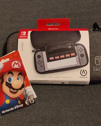 Custodia Nintendo Switch nuova + credito EShop