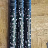 Spara coriandoli argento metallizzato