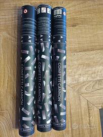 Spara coriandoli argento metallizzato