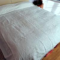 Copriletto matrimoniale piquet damascato