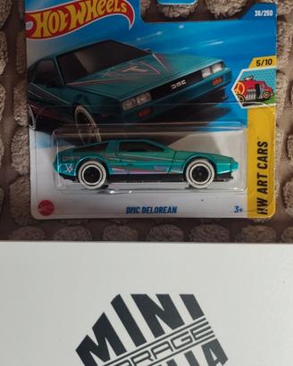 HOT WHEELS ART DMC DELOREAN 1:64 1/64