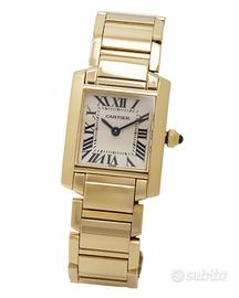Cartier Tank Francaise yellow gold 18 kt ref 2385