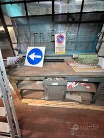 Banco da Lavoro Professionale con Morsa da Fabbro