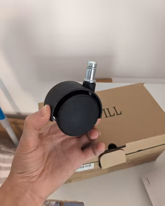 Set 5 rotelle universali per sedia da ufficio
