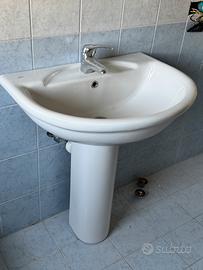 Lavabo a colonna completo