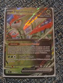 Carta Pokemon 025/162 Fogliaferrea ex