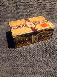 Scatola biscotti plasmon vintage