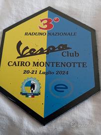 Vespa placca commemorativa