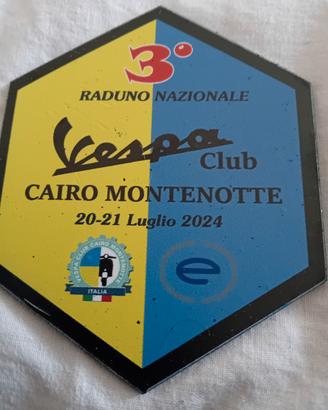 Vespa placca commemorativa