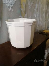 PORTAVASO CERAMICA BIANCA EXTRA LARGE DIAM. 35 H35