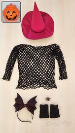 Set Halloween Strega - Vampira (Top +accessori)