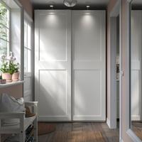 Guardaroba bianco IKEA PAX GRIME 150x66x236