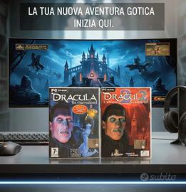 DVD PC Game Dracula 1 e 2 Classici Avventura lotto