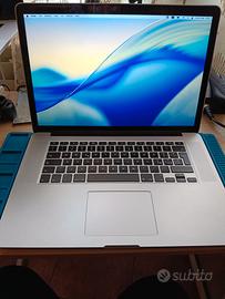 Macbook pro 15 " ssd  256 gb. 2015 