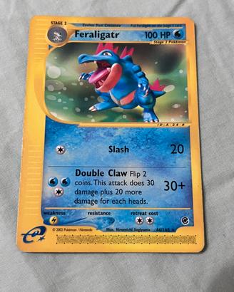 Feraligatr carta pokemon del set expedition