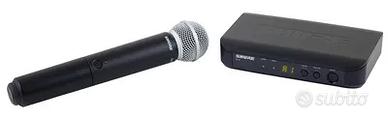 RADIOMICROFONO SHURE SM58- BLX24E- SM58 (NUOVO)