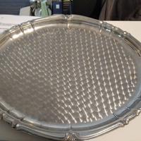 Vassoio in acciaio vintage