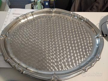Vassoio in acciaio vintage