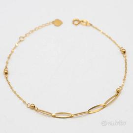 Bracciale ragazza in oro giallo 18 kt E.122