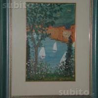 Michele Cascella olio su tela