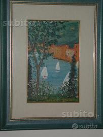 Michele Cascella olio su tela