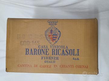 Chianti Brolio Ricasoli 1964 scatola 6 bottiglie