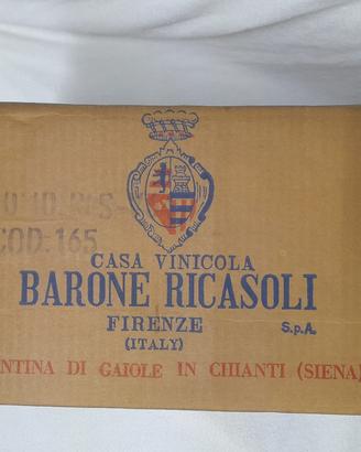 Chianti Brolio Ricasoli 1964 scatola 6 bottiglie