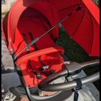 passeggino stokke rosso 