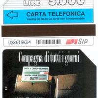 Carta Telefonica SIP da 5.000 e 10.000 lire