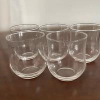 Set di 6 bicchieri in vetro