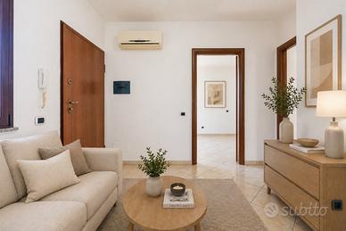Quadrilocale al primo piano con doppio balcone