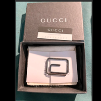 GUCCIraffinatoFERMASOLDIdoppiaGGargento925NUOVOide